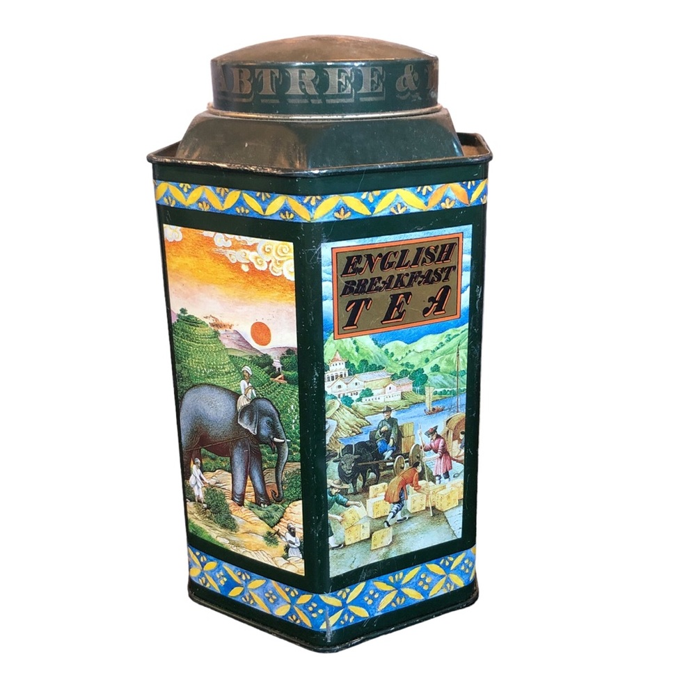 Vintage Crabtree & Evelyn Tea Tin - Picture 7 of 10